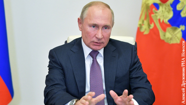 Путин сообщил о создании нового состава системы управления ядерными силами