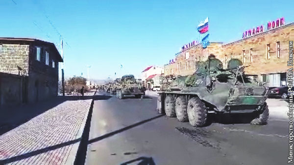 Военная полиция России начала патрулирование в Нагорном Карабахе