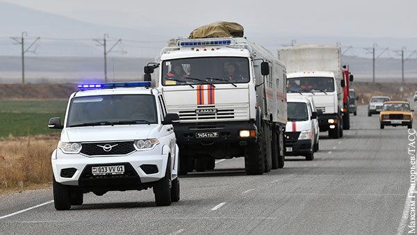 Российские спасатели прибыли в Степанакерт
