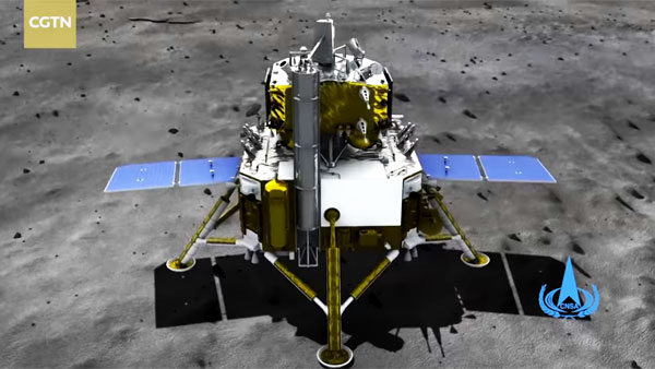 Китай отправил зонд за лунным грунтом