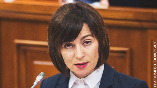 Санду назвала «нечестным» долг Молдавии перед Газпромом