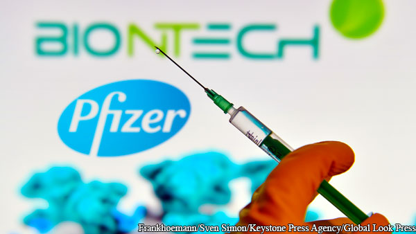 Семь человек пострадали от вакцины Pfizer в США