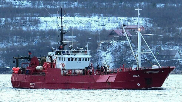 Судно «Онега» с экипажем из 19 человек затонуло в Баренцевом море