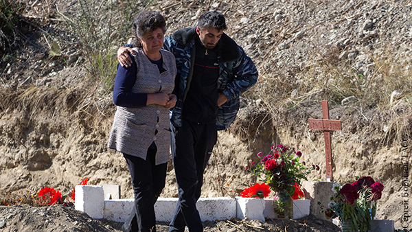 В Карабахе обнаружены тела 1135 погибших