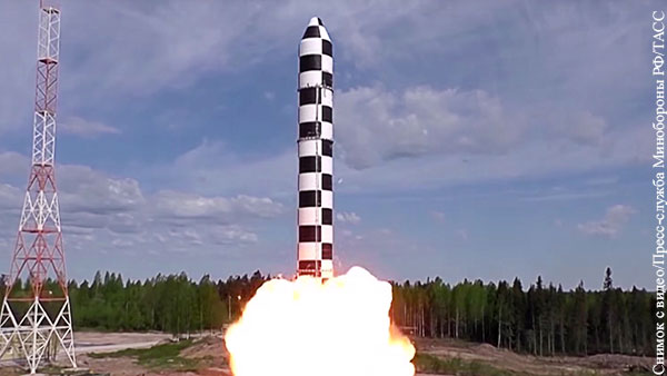 Ракету «Сармат» назвали посланием России США