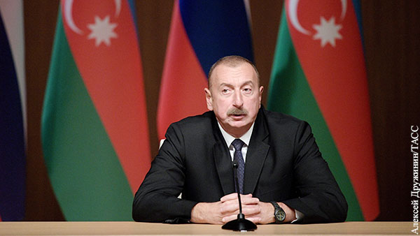 Алиев заявил, что у Еревана через Баку будет железнодорожное сообщение с Россией