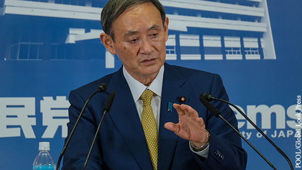 Суга заявил о распространении суверенитета Японии на Южные Курилы