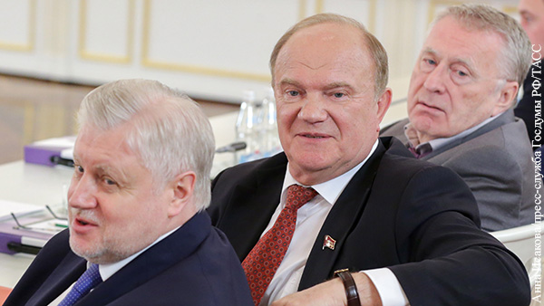 Миронов предложил КПРФ и ЛДПР объединиться со «Справедливой Россией»