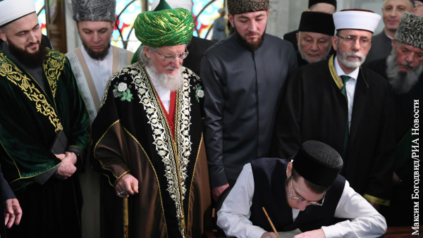 Кавказский муфтий назвал ислам одной из государствообразующих религий России