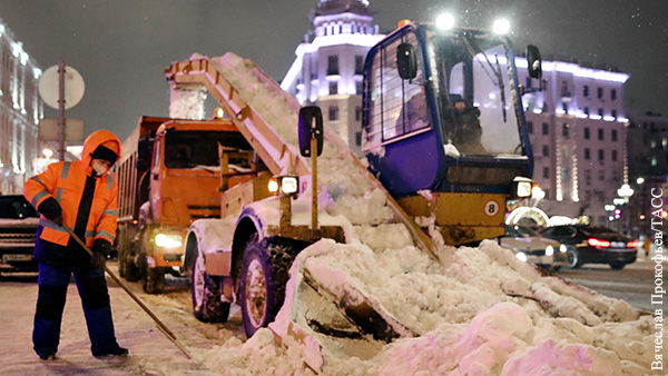 Надвигающаяся на Москву снежная буря закончится только на следующей неделе