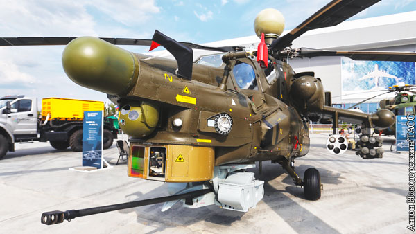 Российский вертолет стал символом крупнейшей на Ближнем Востоке выставки оружия