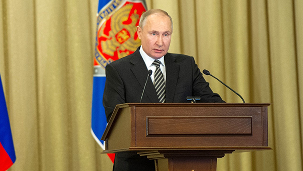 Путин заявил о желании Запада ослабить Россию