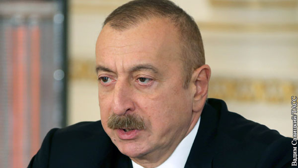Алиев заявил о глубоком кризисе в Армении