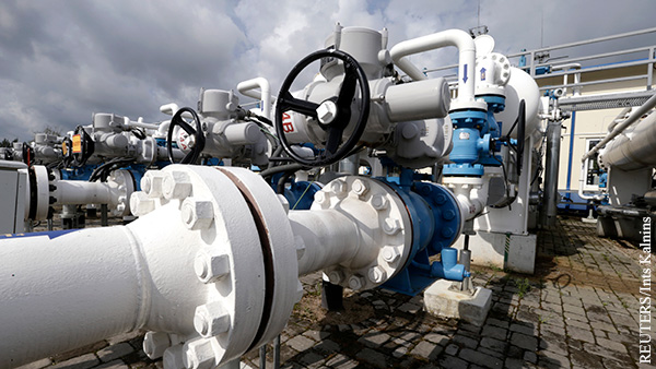 Газпром предупредил об истощении хранилищ газа в Европе