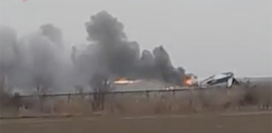 Самолет Ан-26 упал в районе аэропорта Алма-Аты