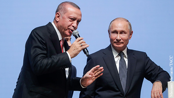 Эрдоган назвал роскошным ответ Путина Байдену