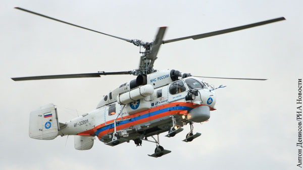 Вертолет МЧС упал в акваторию Куршского залива в Калининградской области