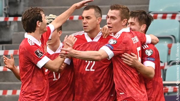 Сборная России по футболу обыграла Словению в отборочном матче ЧМ-2022