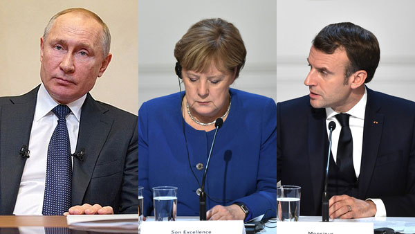 Путин обсудил с Меркель и Макроном ситуацию в Донбассе и поставки «Спутника V» в ЕС