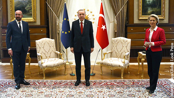 Немецкий эксперт объяснил, почему глава Еврокомиссии стерпела унижение от Эрдогана