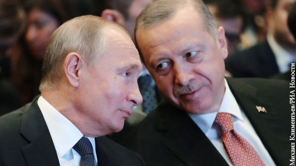 Путин обсудил с Эрдоганом уклонение Киева от выполнения минских соглашений
