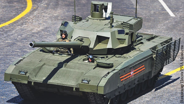 Названы сроки поступления в ВС России модернизированных танков «Армата»