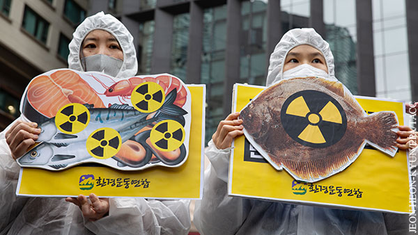«Зеленые» призвали власти России не допустить слива в океан радиоактивной воды с японской АЭС «Фукусима-1»