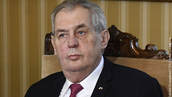 МИД Чехии заявил о поддержке Земаном высылки российских дипломатов