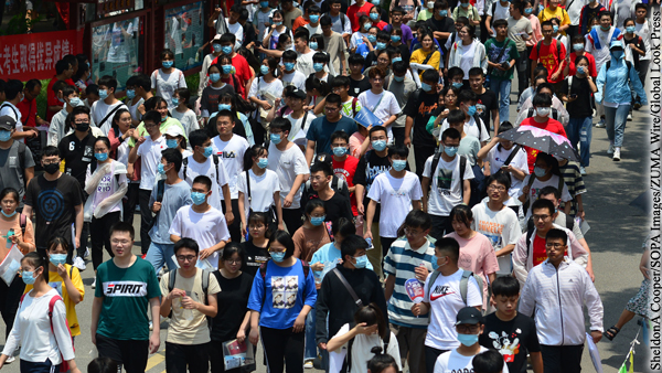 Численность населения Китая в 2020 году выросла на фоне пандемии