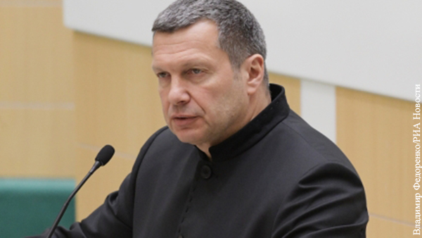 Соловьев сыронизировал по поводу возмущения НАТО