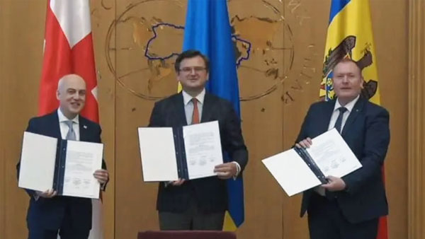 Грузия, Молдавия и Украина создали «ассоциированное трио» для вступления в ЕС