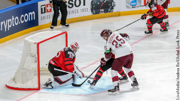 Латвия впервые в истории обыграла Канаду на чемпионате мира по хоккею