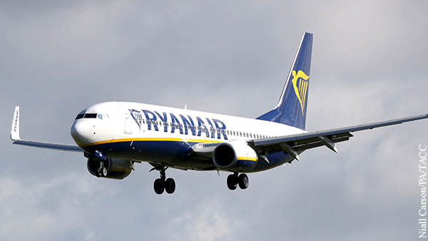 В Литве начали расследование инцидента с посадкой самолета Ryanair в Минске
