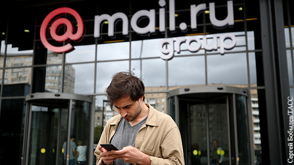 В работе сервисов Mail.ru произошел сбой