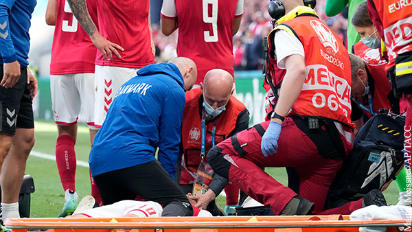 Врач сборной Дании рассказал о спасении жизни упавшего без сознания на поле Эриксена