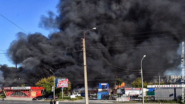 Число пострадавших при пожаре на АЗС в Новосибирске выросло до 16 человек