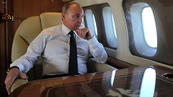 Самолет президента России вылетел в Женеву