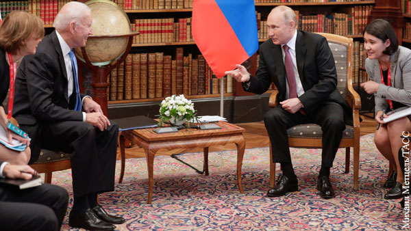 Переговоры Путина и Байдена продолжились в расширенном составе