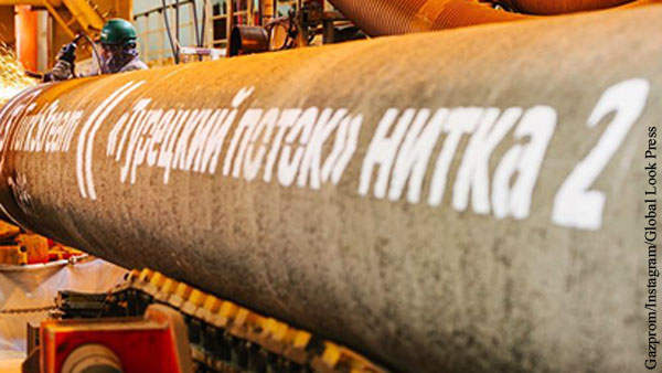 Объявлено о приостановке прокачки газа по «Турецкому потоку»