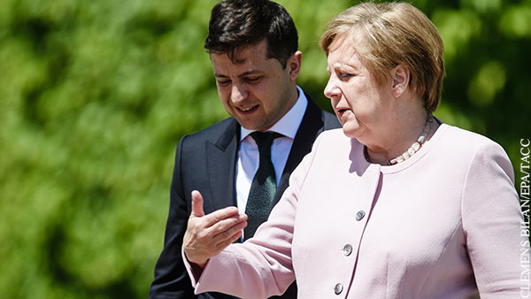 Меркель пригласила Зеленского в Берлин для обсуждения урегулирования в Донбассе