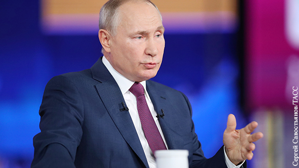 Путин отказался называть Украину недружественной страной