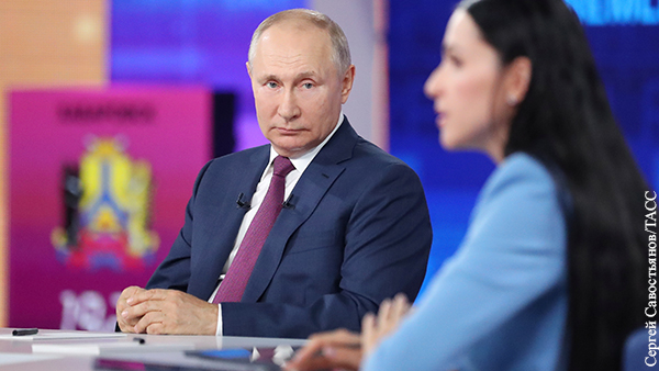 Путин: Зеленский отдал Украину под управление из Вашингтона