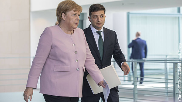 Зеленский захотел обсудить с Меркель «Северный поток – 2»