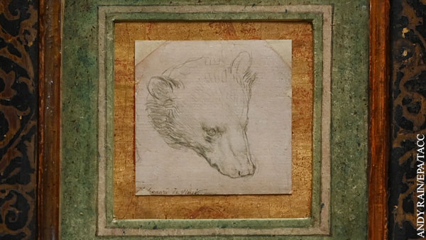 Созданный Леонардо да Винчи графический набросок продан за рекордные 12,2 млн долларов 