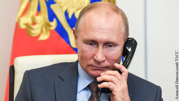 Путин провел телефонный разговор с Байденом