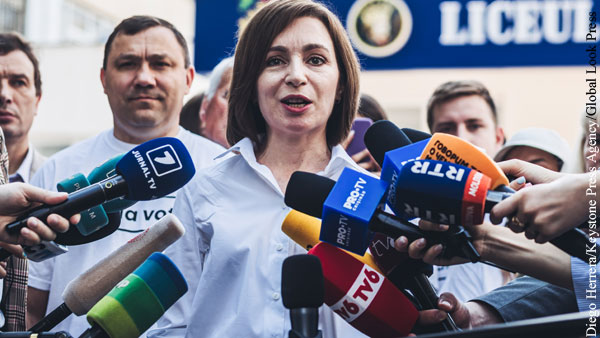 Партия Санду набирает более 50% голосов на выборах в Молдавии
