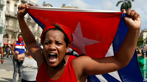 «Цветную революцию» на Кубе спровоцировал коронавирус