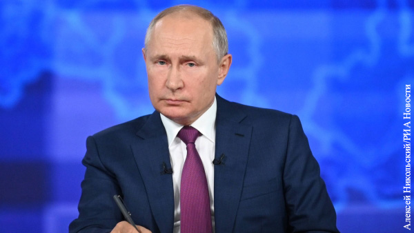 Путин ответил на русско-украинский вопрос