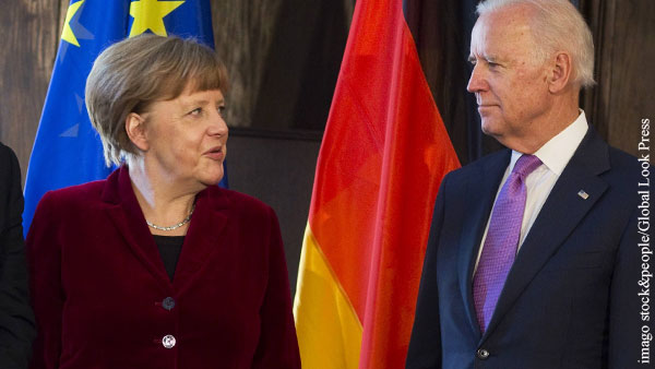 Меркель обвинили в оскорблении Байдена из-за «Северного потока – 2»