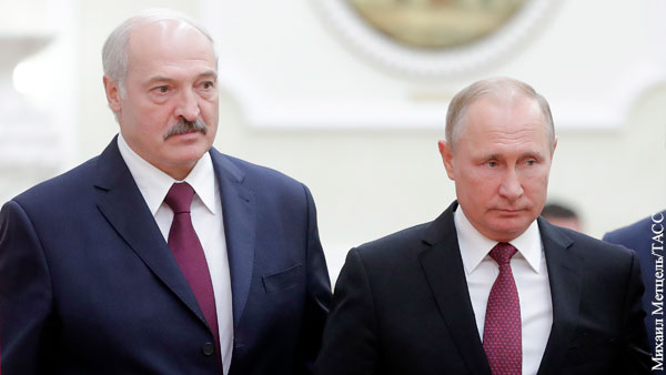 Путин и Лукашенко поручили правительствам совместно противодействовать санкциям Запада